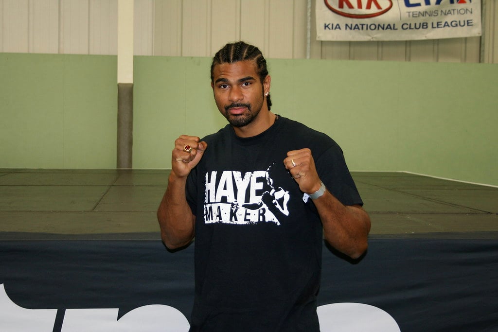 Former boxing champion David Haye