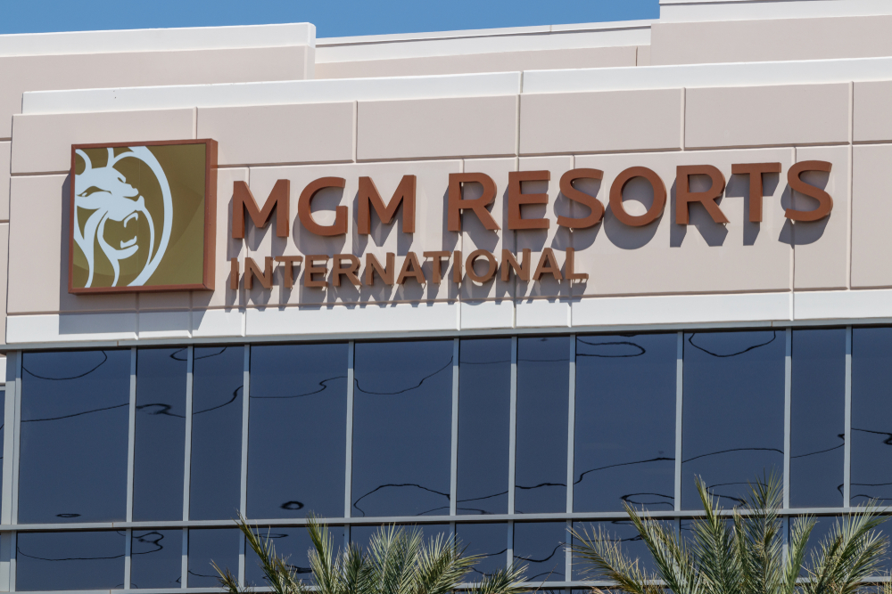 MGM Resorts International office facade in Las Vegas